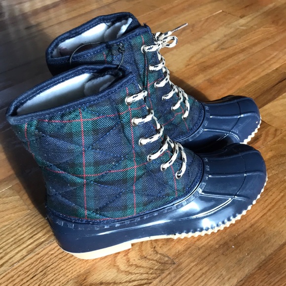 NWT Sociology Women’s Two-Tone Duck Boots • Size 7 - Picture 2 of 4